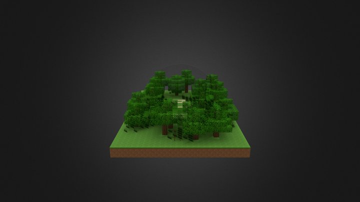 Forest Arena 3D Model