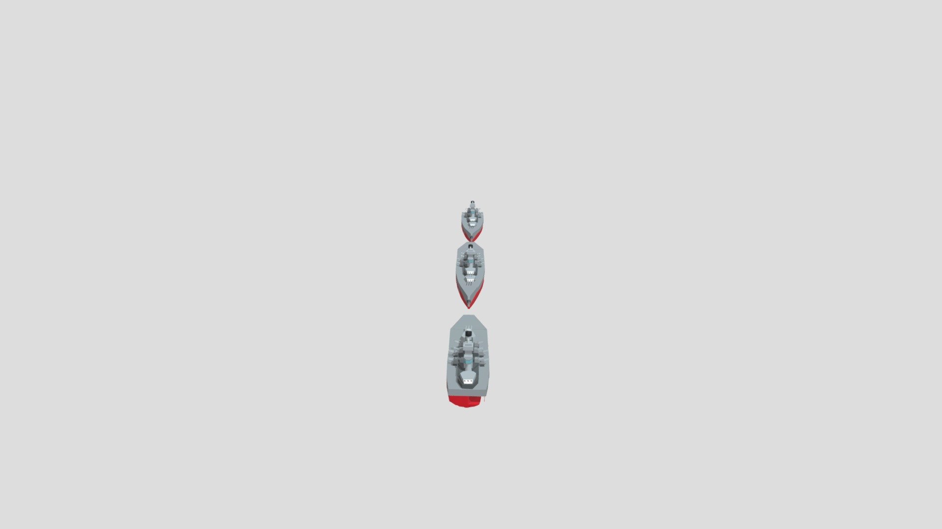 Iowa Class Battleship Fleet (Row)