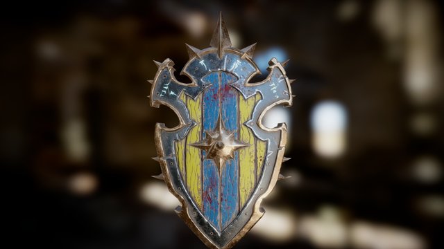 Medieval Shield 3D Model