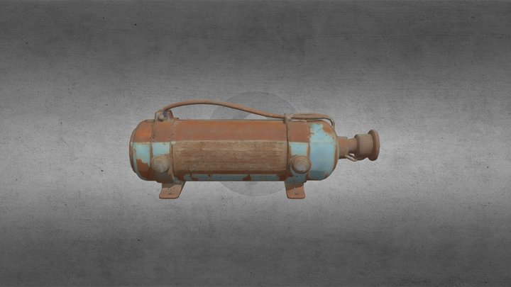 Old Rustly Metal Exe - Full AI 3D Model
