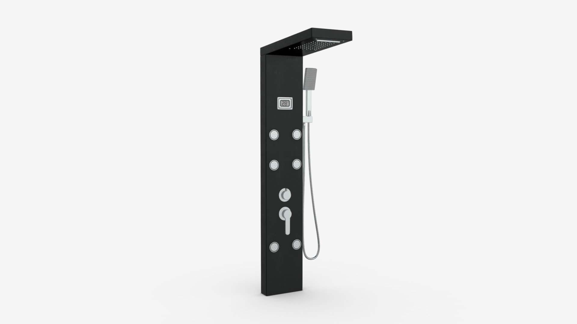 Panel Tower Faucet System With Display 03 — Sketchfab embed 3D viewer