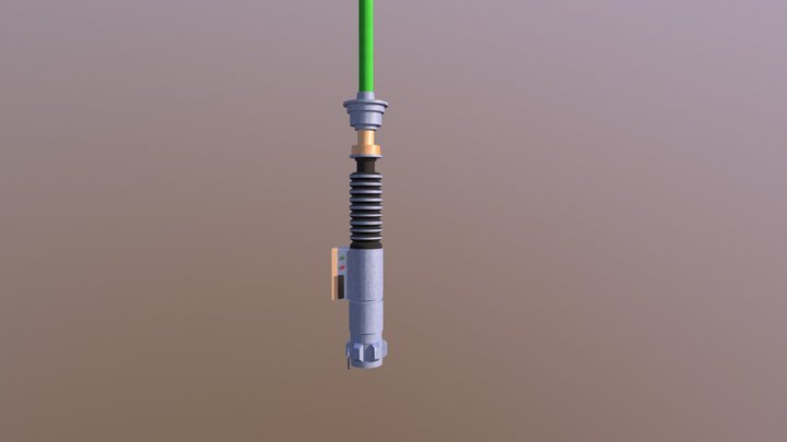 Luke Skywalker Lightsaber by EP 3D Model