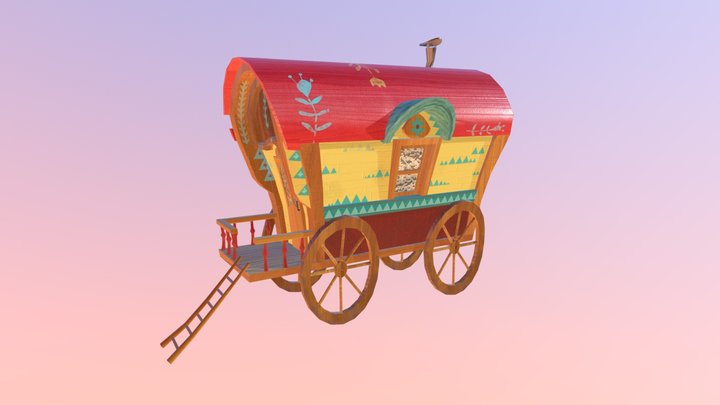 Gypsy Trailer 3D Model