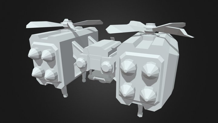 [Blue Archive] Shiroko's Missile Drone 3D Model