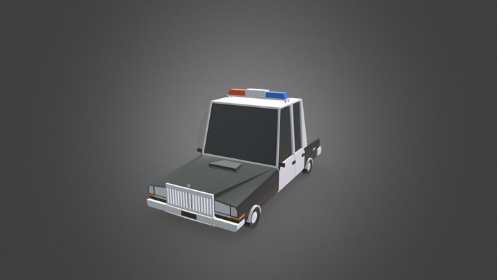Police car 3D Model