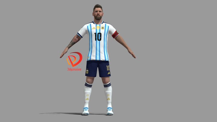 Messi 3D models - Sketchfab