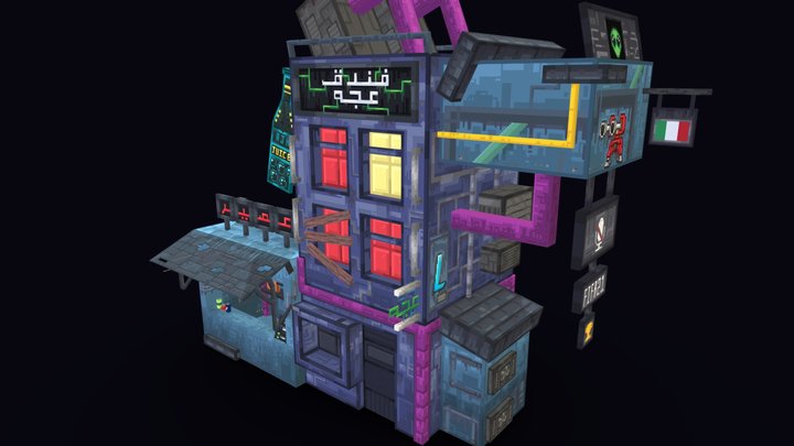 AJH Hotel 3D Model
