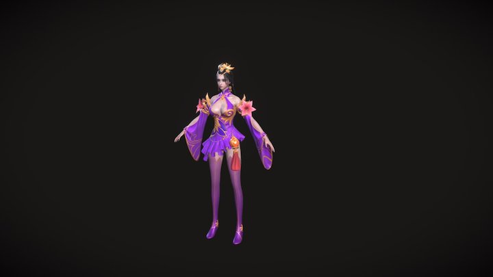貂蝉 3D Model