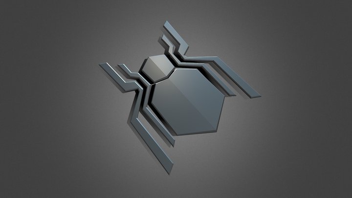 SPIDER MAN LOGO 3D Model