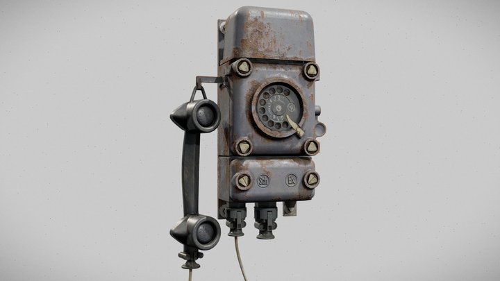 Abandoned Rotary Dial 3D Model