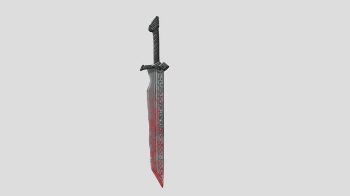 Chains Sword 3D Model