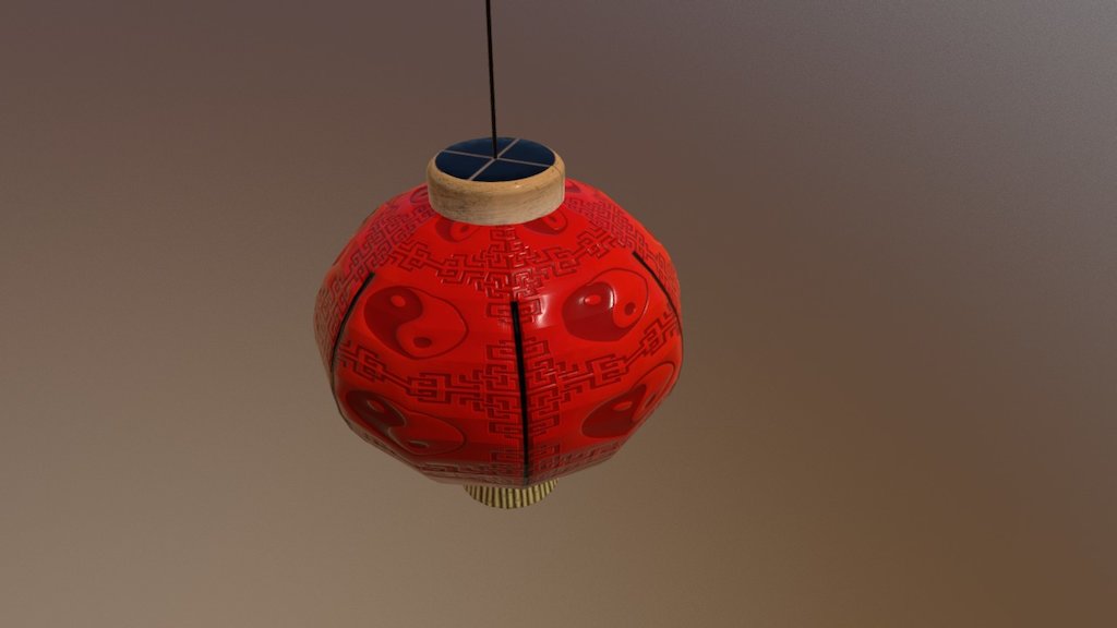 Chinese Lantern Download Free 3D model by manrajdeol17 [cf107d8