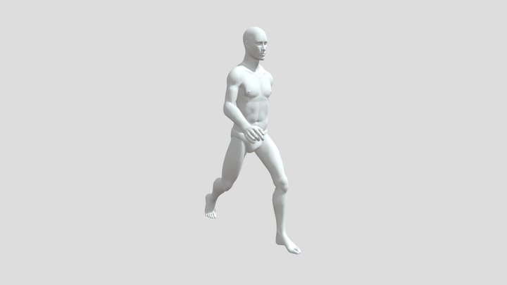 hombre caminando 3D Model