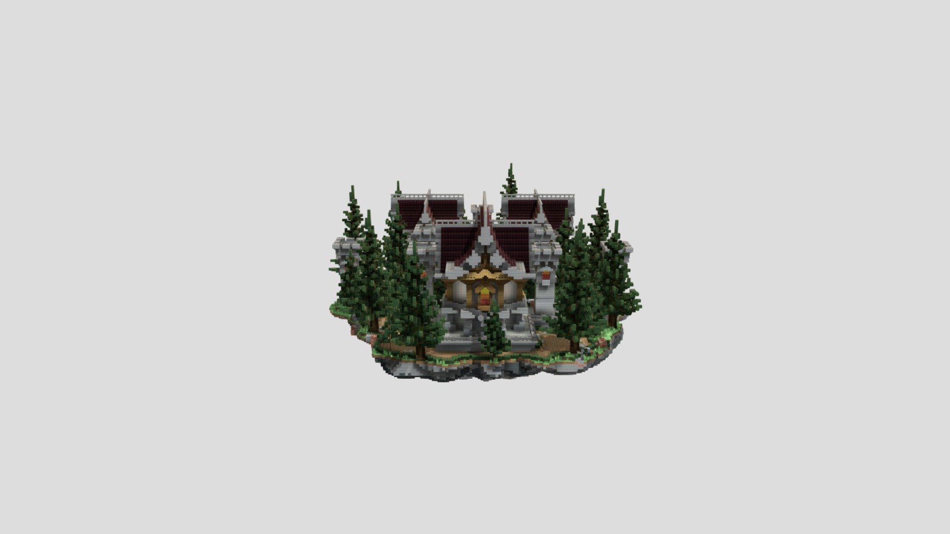 GothicTownLobby.schematic — Sketchfab embed 3D viewer