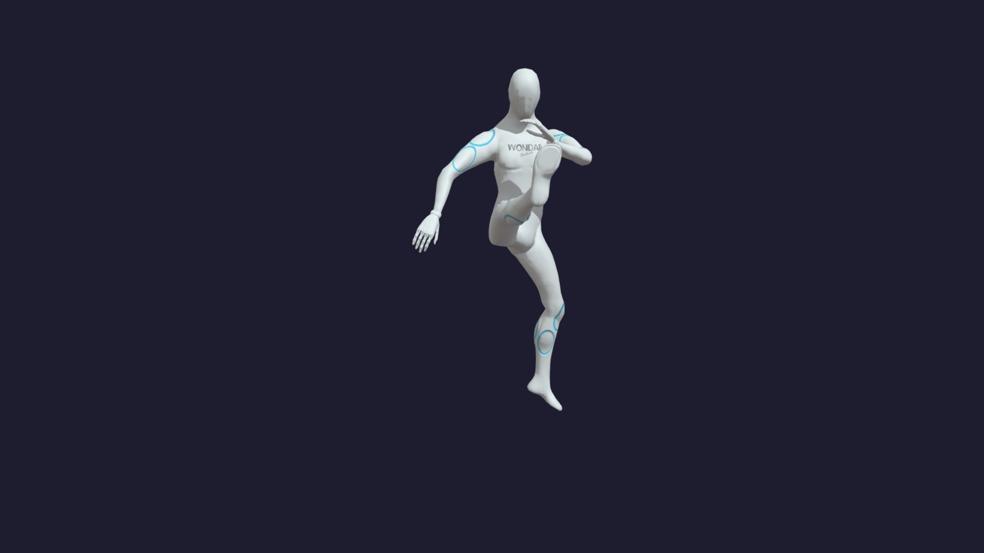 Karate front kick - Buy Royalty Free 3D model by wondarstudios [cf11ef3 ...