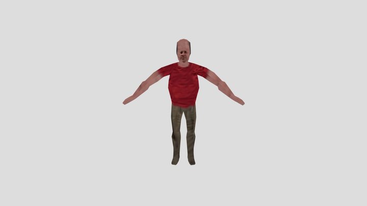Creep Roblox Bundle Template 3D Model