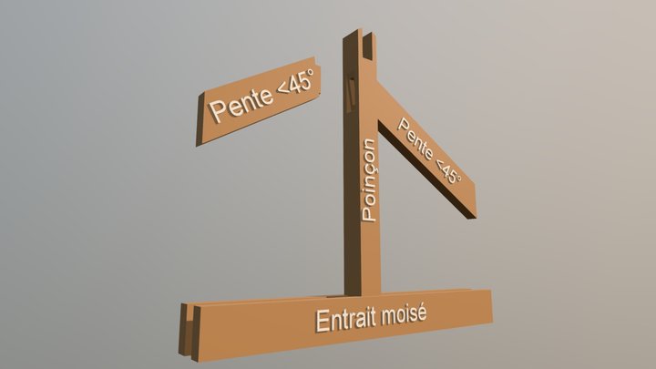 Embrèvement Couvert 3D Model
