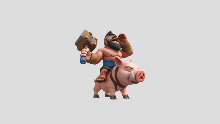 Hog Rider Adventure 3D Model