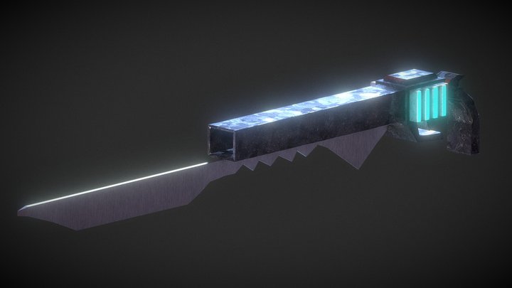 Electric Gunsword | John Patty | Weapon Project 3D Model