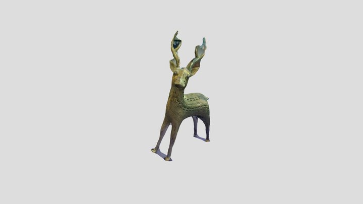deer statue 3D Model