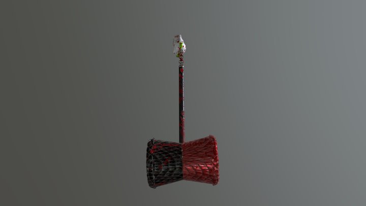 Stylized Harley Quinn Hammer 3D Model