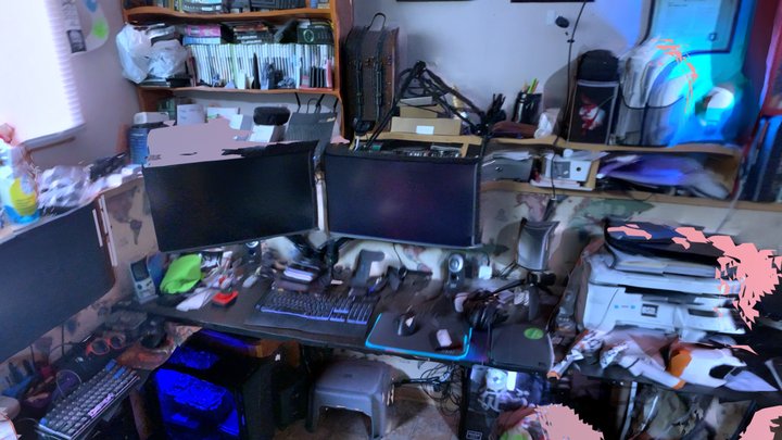 Home Office Desk Scan 3D Model