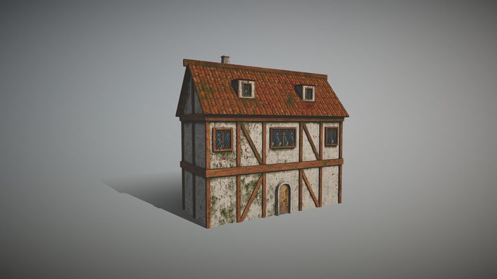 Medieval House 3 3D Model