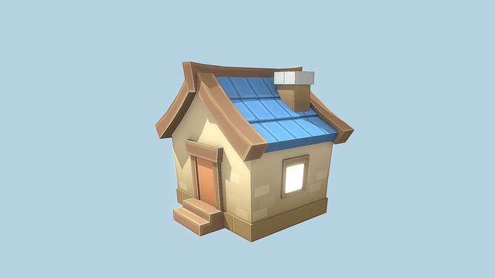Stylized House 3D Model