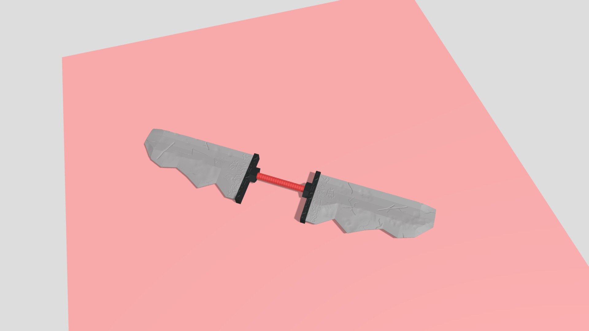 Sword with 2 blades!