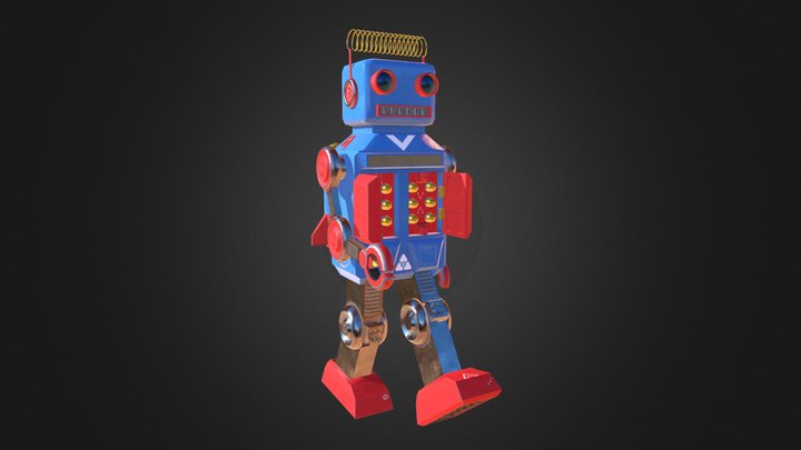 Retrobot 3D Model