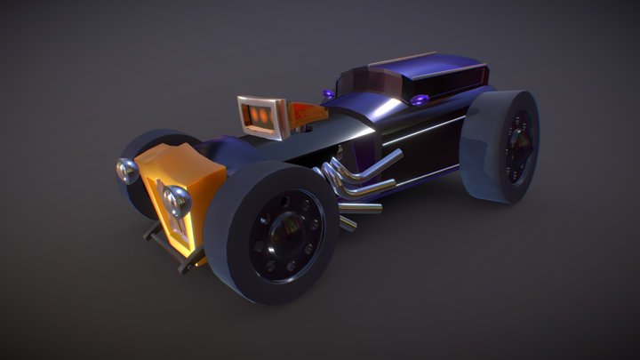 Hot Rod 3D Model
