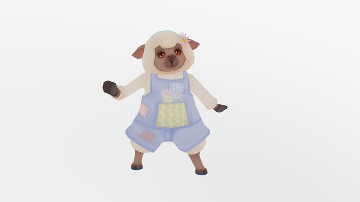 GART220 Sheep character 3D Model