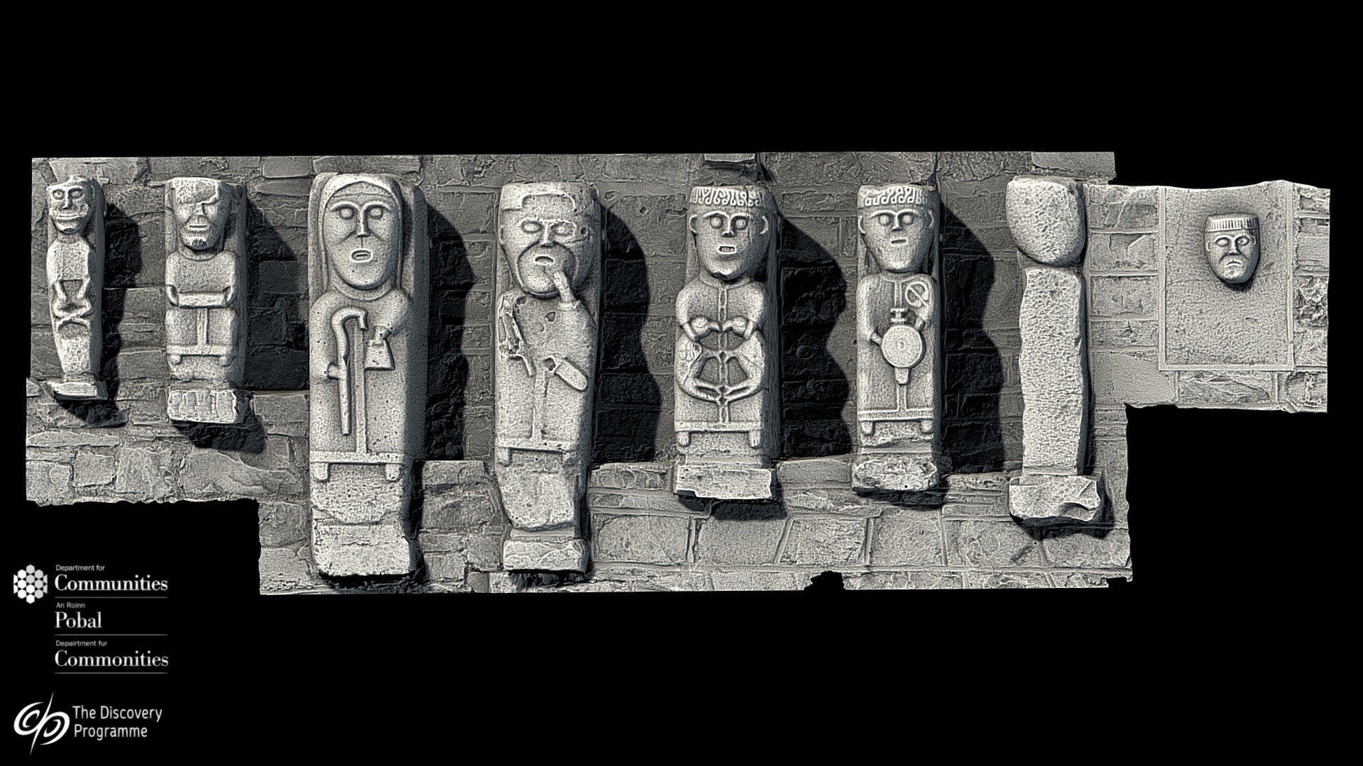 White Island Carved Figures 1-8 — Sketchfab embed 3D viewer