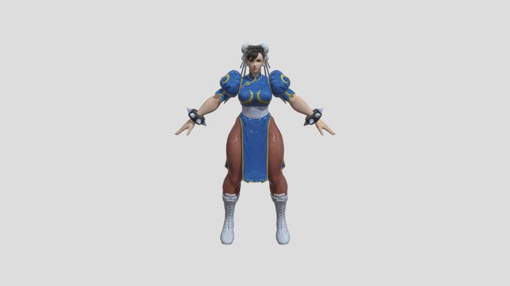 Street-fighter-chun-li 3D Model
