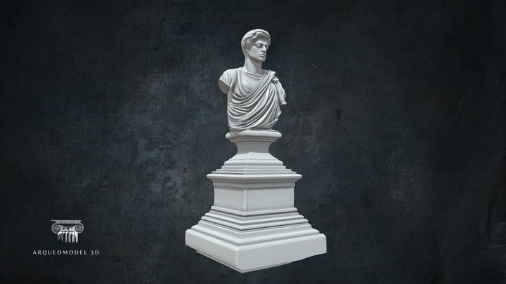 Marble Classical bust - IA | 3D Printable