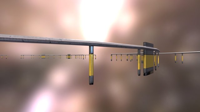 Sci-Fi Railings Texture Test – Modello 3D gratuito STL