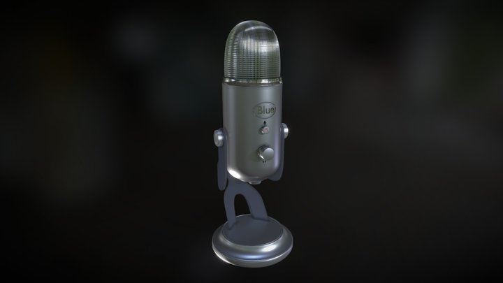 Microphone Blue Yeti 3D Model