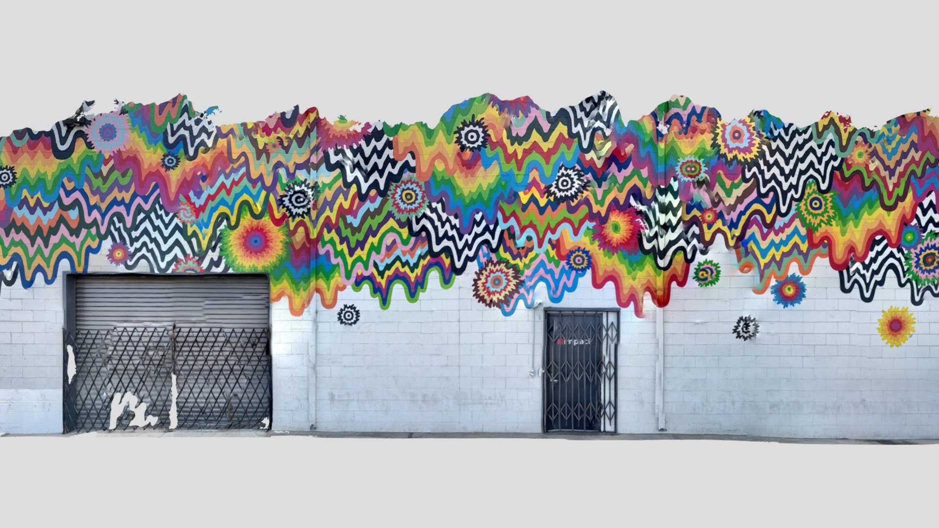 #streetartinLA - 1828 Conway Place by Jen Stark