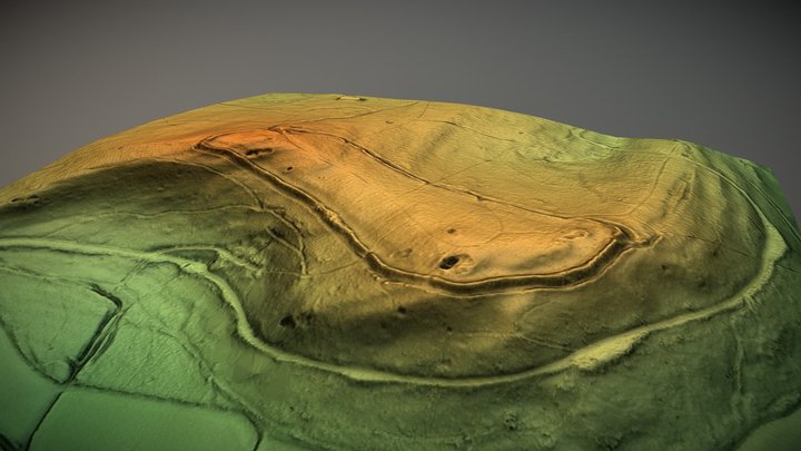 Aconbury Camp, Herefordshire (UK) – Free 3D Model STL