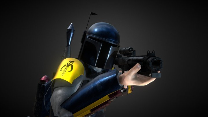 Mandalorian - Star Wars - Old – Free 3D Model STL