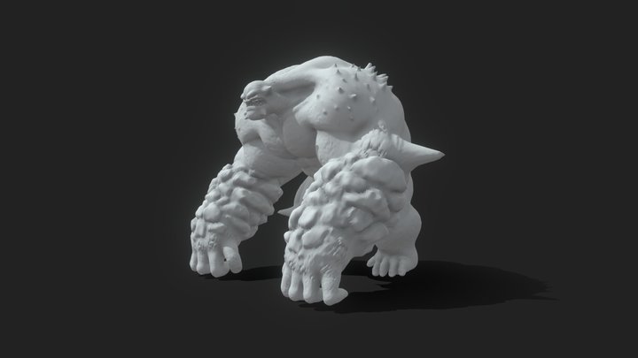 Creature Model 3D Model