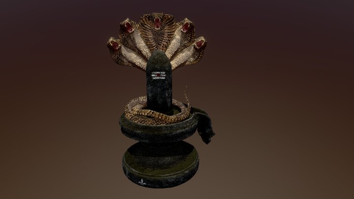 Shiva Lingam 3D Model