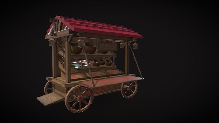 Cart Study 3D Model