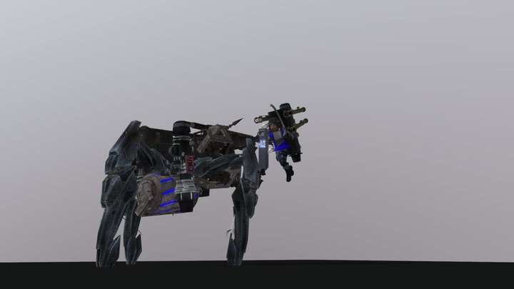 Swat skibidi police ad striders camera Improved 3D Model