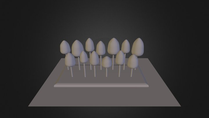 tabletop_forest.dae 3D Model