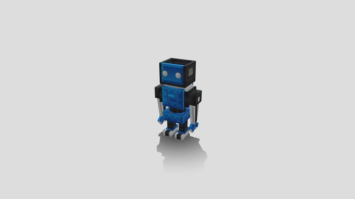 Chonky Robot - Minecraft 3D Model