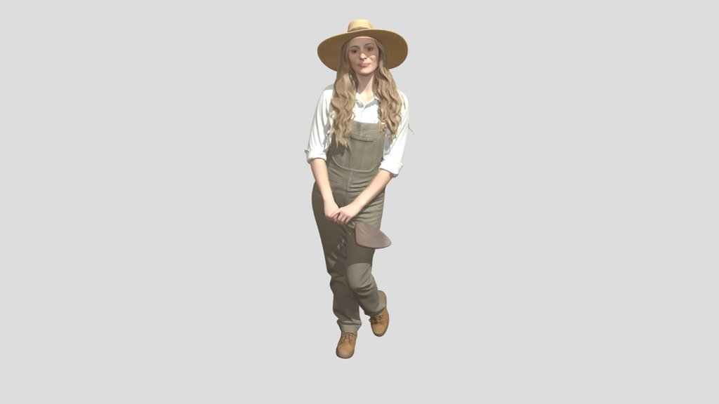 Straw Hat Gardener