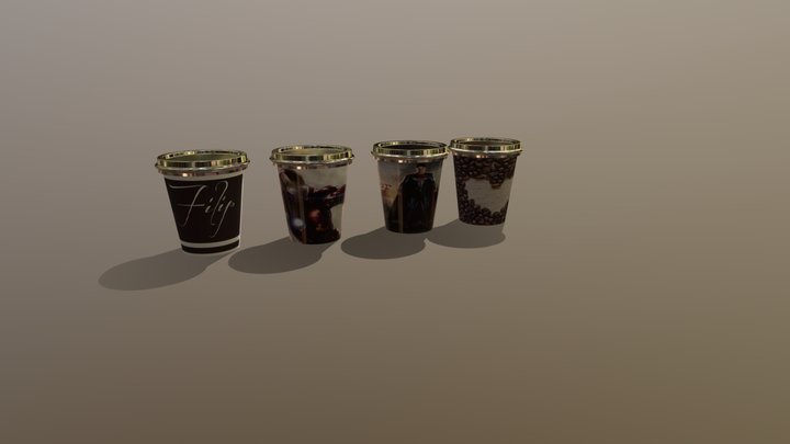 kaffe koppar 3D Model
