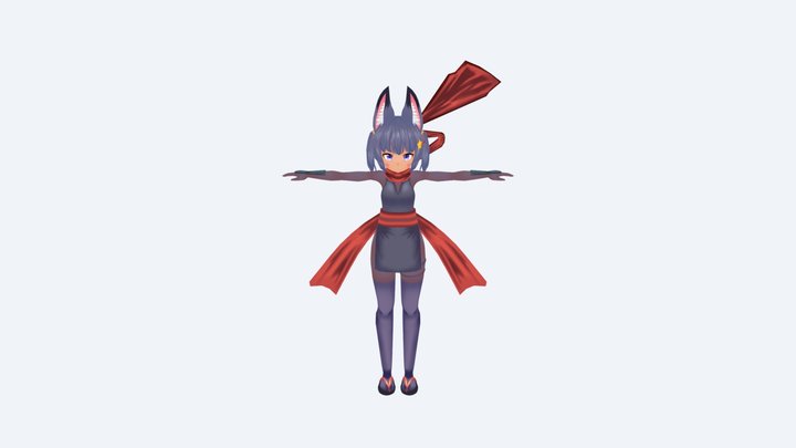 みここ@にゃるらさんバージョン (MikokoNyarura) 3D Model