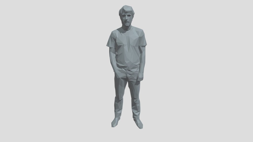 Lowpoly Male Standing